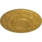 Ekena Millwork Oslo Ceiling Medallion (Fits Canopies up to 10 1/2"), 28 1/8"OD x 1 3/4"P, Iridescent Gold CM28OSIGS - alternate 3